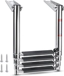 Marinebaby Heavy Duty Boat Telescopic 4 Step Ladder,stainless Steel Silver. Fixed Price $102.09.
