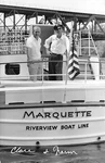 Marquette Michigan Postcard Upper Peninsula Rppc Riverview Boat Line Sailors #55. Fixed Price $12.99.