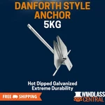 5KG Danforth Anchor - Hot Dip Galvanized Boat Marine. Fixed Price $329.92.