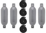 Extreme Max 3006.7539 Boattector Inflatable Fender Value 4-PACK 4.5" 16", Gray. Fixed Price $67.76.