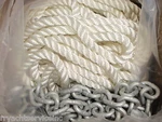 Anchor Rode Windlass Line Lewmar 239-69000334 Chain 1/4X15FT G4 Rope 1/2X200FT. Fixed Price $339.99.