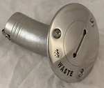 Stainless Steel Polished Cast Boat Waste Fill Deck Fitting 30 Degree Gem 99804. Fixed Price $49.99.