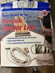 West Marine Three Strand Nylon Premium Anchor Line 3/8IN. X 100. Fixed Price $99.00.