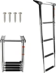 Boat Ladder 4 Step Telescoping Swim Marine Stainless With Built Handle. Fixed Price $53.99.