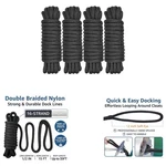 Boat Dock Lines 1/2 Inch X 15 Feet Double Braided Nylon Mooring Rope 12. Fixed Price $47.90.