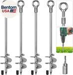 30'' Ground Anchors Screw In Heavy Duty 12MM Solid Steel, 3" Spiral Blade With. Fixed Price $91.47.