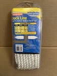 Marpac Twisted Nylon Dock Line 3/8" X 20' White 7-6352 Ready-to-use Free Sh Nip. Fixed Price $17.99.
