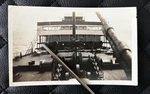 Vintage Ship Deck Anchor Windlass Capstan Chains Maritime Nautical Scene Photo. Fixed Price $15.00.