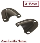 (2) Seachoice Black Molded Clam Shell Vents Ventilator Cable Wire Hole Cover (s). Fixed Price $14.88.