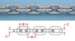 150' 1/4" Iso G4 316L Stainless Steel Boat Anchor Chain Repl. Suncor S0604-0007. Fixed Price $776.99.