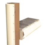 Dock Edge Piling Bumper - One End Capped 6' Beige. Fixed Price $69.12.