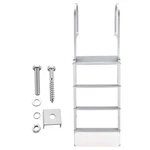 Uimoso Retractable 4-STEP Aluminum Dock Ladder With Auto-lift Design. Fixed Price $129.99.
