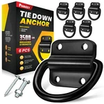 6PCS Heavy Duty Steel Rings Tie Down Anchors Ultra Durable 3500 Pound Break. Fixed Price $29.91.