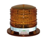 Amber Solar Flashing Emergency Lamp (esafety) With Magnetic Base. Fixed Price $50.00.