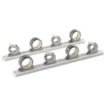 Taco 4-ROD Hanger W/poly Rack Polished Stainless Steel F16-2752-1 Upc 63083.... Fixed Price $299.49.