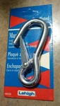 Lehigh Zinc Plated 3/8 Dia By 4 Long Marine Utility Hook Mooring Snap T5. Fixed Price $12.73.