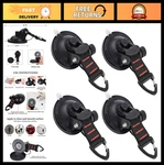 Heavy Duty Suction Cup Hooks - 4 Pack, Strong Tie Down For Rv, Boat, Camping Acc. Fixed Price $34.99.