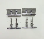 Perko Boat Cleats 4" Inch Solid Stainless Steel - Open Base Tie Off. Fixed Price $27.95.