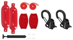 Rockville FEN265-RED Boat Fender Bumpers 6.5"X23", Covers, Lines, Clips. Fixed Price $79.95.