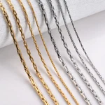 Stainless Steel Necklace Chain 1.2-2.5MM Unisex Us. Fixed Price $14.41.