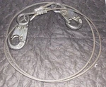 Braided Steel Tow Wire Or Line 80" X 1/4" Hd Rope/emergency. Fixed Price $32.51.