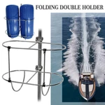 304 Stainless Steel Folding Double Holder Rack For 11 Inch Boat Fenders. Fixed Price $62.99.