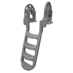 Dock Edge Stand-off Flip-up Polyethylene Roto Molded 4-STEP Ladder Grey. Fixed Price $329.34.