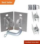 Stationary Dock Hinge Kit With 4 Holes - Galvanized Steel, Unfinished. Fixed Price $23.99.