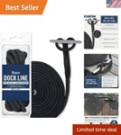 Soft And Durable 30FT Docking Rope With 10,503 Lbs Strength - Protect Your Boat. Fixed Price $67.19.