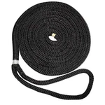 New England Ropes 3/8" Double Braid Dock Line Black C5054-12-00025. Fixed Price $44.84.