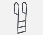 Dock Edge Wide Ladder, 7 Step, Fixed, Welded, Aluminum. Fixed Price $300.00.