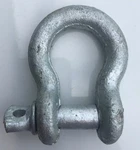 2" Galvanized Steel Screw Pin Anchor Bow Shackle - Wll 35 Ton. Fixed Price $174.00.