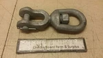 Nos Chicago Drop Forged Jaw & Eye Swivel 21625-8 5200LBS Wll Galvanized. Fixed Price $50.00.