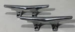 Pair 8" Attwood Hollow Base Chrome Plated Zamak Boat Cleat 6246-3. Fixed Price $39.99.