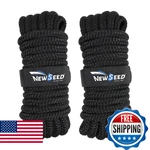 Malze-newseed Dock Lines Pack 5/8" X 25' Double Braided Nylon Boat Rope With 1. Fixed Price $69.01.