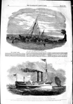 Old Antique Print 1850 Alarm Yacht Ship Barnpool Griffith Buffalo Harbour 19TH. Fixed Price $36.30.