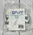 (2-PK) Qpuro Dock Cleat Hot Dipped Galvanized Cast Iron 4" DC-01-04-02. Fixed Price $6.74.