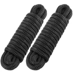 Premium Marine-grade Dock Lines 2 Pack 3/8" X 15' Strength-tested Double Br.... Fixed Price $23.84.