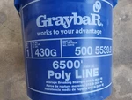 Graybar 6400' Poly Line 430G 500 5539.9. Fixed Price $40.00.