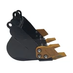 15IN Narrow Tooth Buckets For 0.8-1.6TON Mini Excavator Digger Attachment 25KG. Fixed Price $179.99.