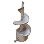 Dock Edge Leg Pipe Auger 2-INCH Cast Iron Galvanized For Soft Sediment 3.5LB. Fixed Price $32.28.