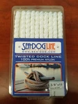 Sea-dog Twisted Nylon Dock Line, 3/8" X 15', White, 301110015WH-1. Fixed Price $15.00.