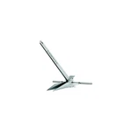 Lewmar 4 Lbs. Lfx Anodized Aluminum Fluke Anchor For Boats 16FT To 30FT. Fixed Price $141.00.