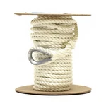 Boat Anchor Line Twisted White Nylon 3/8 X 50 Ft. Fixed Price $41.11.
