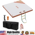 Inflatable Floating Dock Air Platform, Non-slip Surface Thick Lake Floats. Fixed Price $121.59.