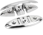 2 Pcs Boat Cleat 5" Pull Up Deck Hidden Flush Mount Stainless Steel Marine. Fixed Price $29.99.