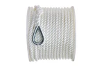 Seachoice Anchor Line Rope, 3-STRAND Twisted, White, Nylon, 3/8 In. X 150 Ft.. Fixed Price $81.52.