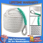 1/2"X200' Twisted Three Strand Anchor Rope Braided Boat Dockline W/ Thimble. Fixed Price $43.99.