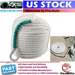 1/2INCH 100FT Twisted 3 Strand Nylon Anchor Rope Braided Boat Line With Thimble. Fixed Price $26.99.