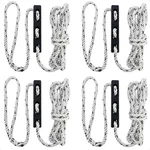 Boat Mooring Kit 4-PACK 5/8" X 20' 3-STRAND Ropes With 12" Eye Loop & Snubbers. Fixed Price $199.00.